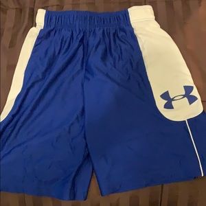 Blue under armour shorts